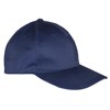 Poly Cotton Cap - black navy
